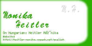 monika heitler business card